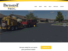 Tablet Screenshot of pavementprosllc.com